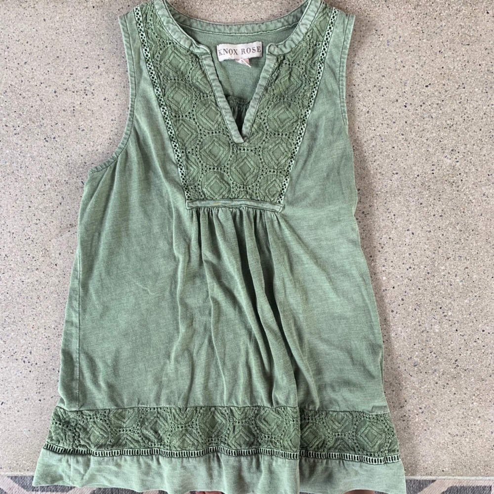 Green Tank Top